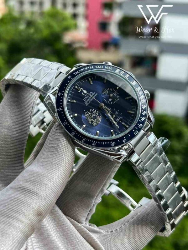 Omega Speedmaster Moonwatch Apollo 11 blue