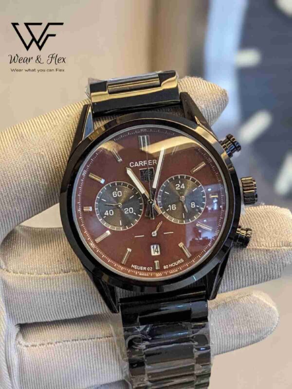 Tag Carrera Calibre Chain 1969 (Black-Maroon)