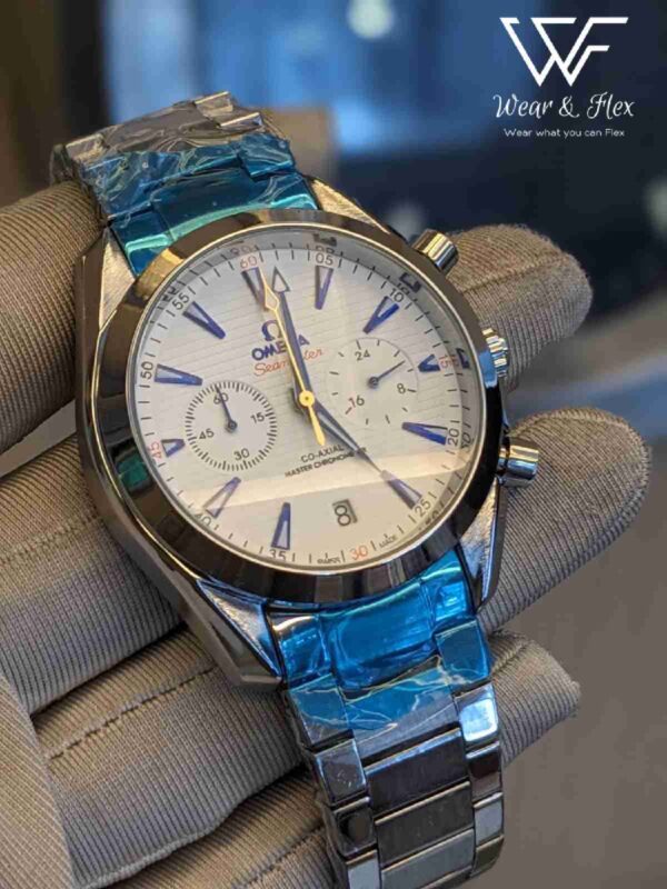 Omega Seamaster Aqua Terra chrono (White-yellow)