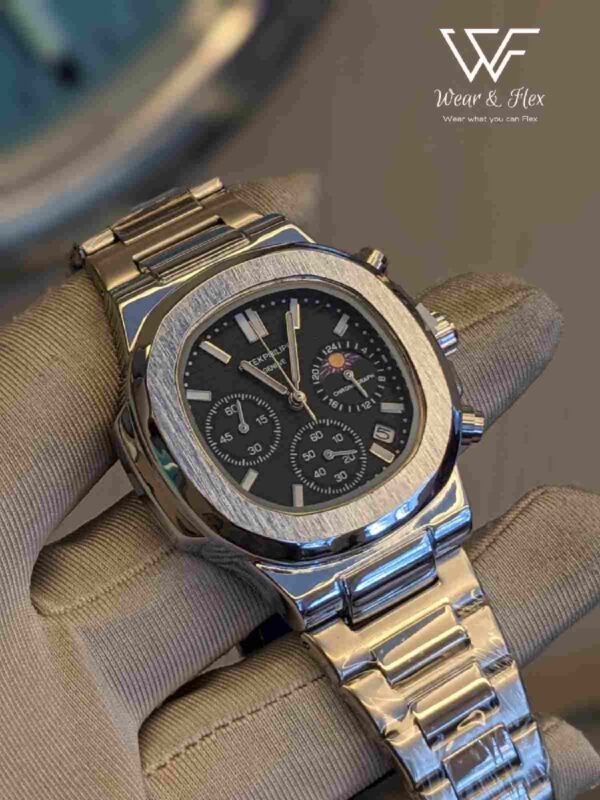 Patek Philippe Nautilus (Black) Moon Phase