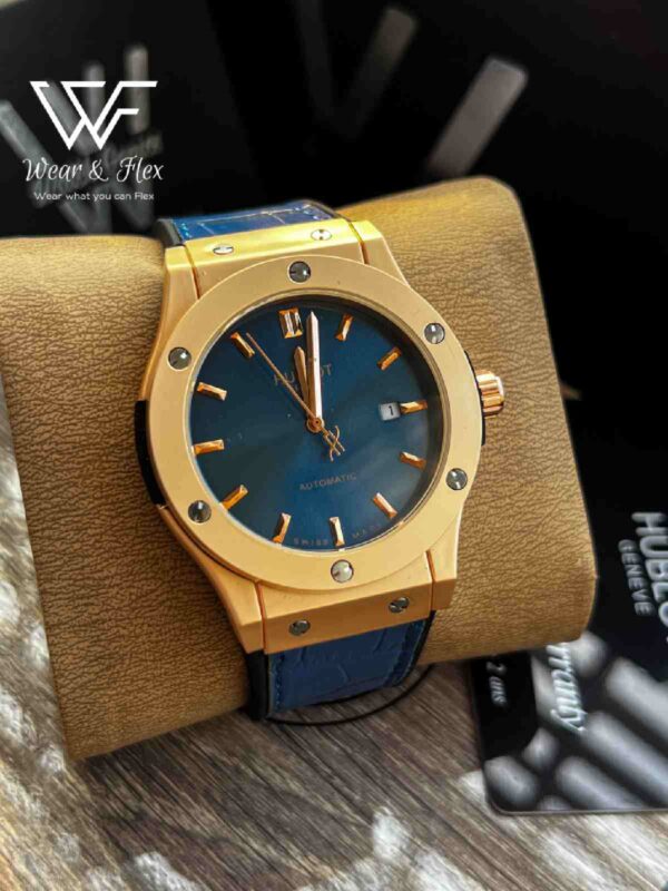 Hublot Classic Fusion Auto (Rosegold-Blue)