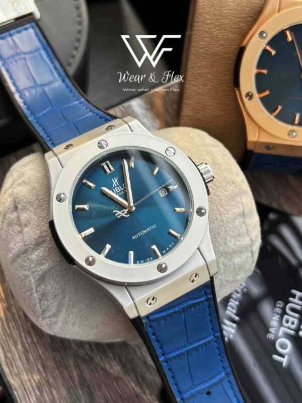 Hublot Classic Fusion Auto (Silver-Blue)