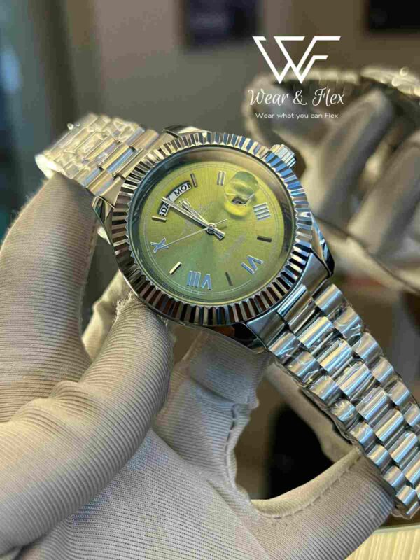 Rolex DayDate (Silver-Lime)