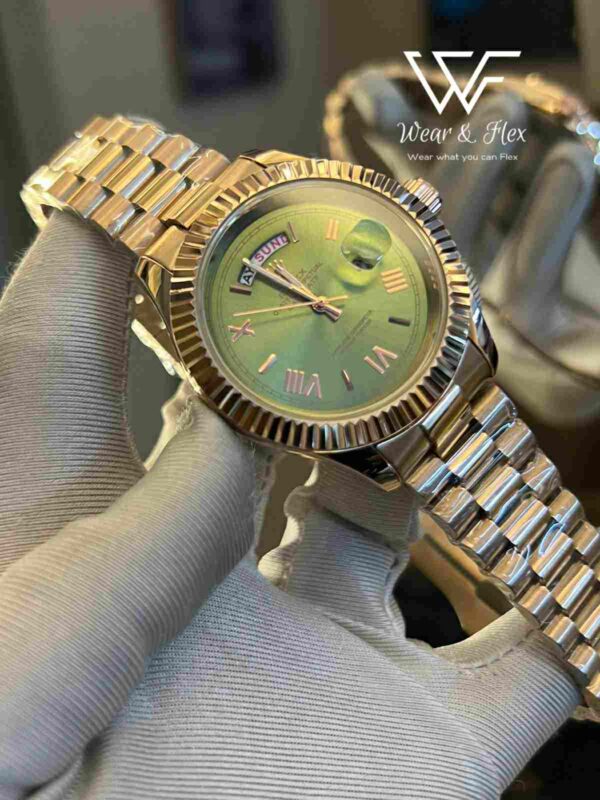 Rolex DayDate (Rosegold-Lime)